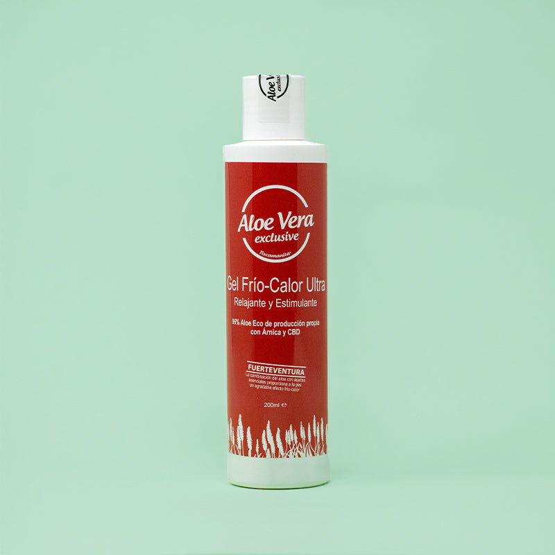 Gel de Aloe Vera efecto frío-calor ULTRA, (100/200ml)